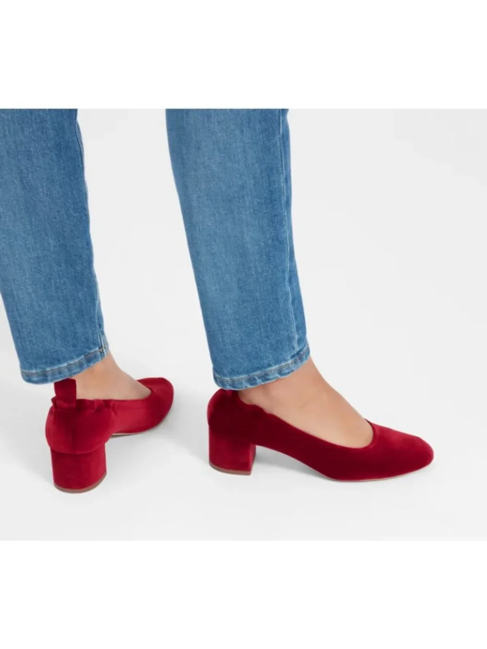 Everlane Women's The Italian Leather Red Heel Size 9.5